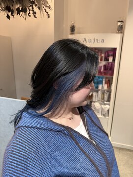 アヴァンスアンス 広島袋町店(AVANCE.ens) 【 inner color × blue color 】