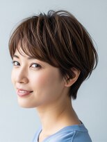 フープ 川越(hoop)&nbsp;ベリーショート２川越/ハイライト/白髪ぼかし/白髪染め