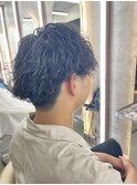 men's/ツイストスパイラル/リバースセンターパート/立川/メンズ