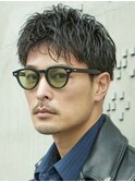 横浜駅/ルーズパーマ/ビジネスショート/黒髪