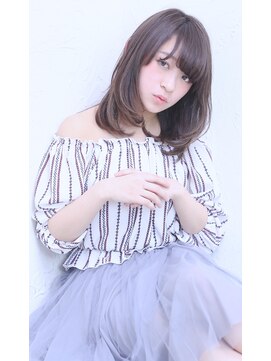 フロール(florun) 毛先ナチュラルカールで上品セミディ