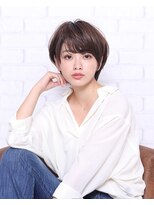カミビト マヴィー(kamibito mavie)&nbsp;丸みショートボブ　小顔コンパクトマニッシュショート　30代40代
