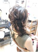サイドローポニーアレンジ【ヘアアレンジ　立川南/立川/浴衣】
