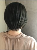 ショートボブ×くすみマット