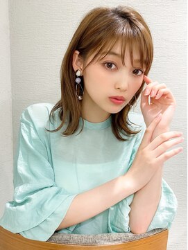 シルクレイ 吉祥寺店(Silk-lei) ウザバング×小顔外ハネセミディ 20代30代/Silk-lei吉祥寺