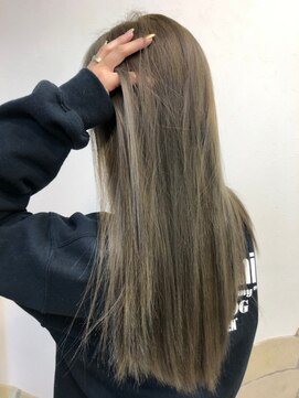 ナナナ パレナ 宝塚店(nanana parena) オリーブグレージュ☆カーキ・オリーブアッシュのくすみカラー