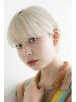 ミエル ヘア 新宿(miel hair)&nbsp;〈mielhair新宿〉透明感カラー　ショートボブ