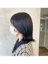 リジー(Litzy) 韓国風ブルーブラック