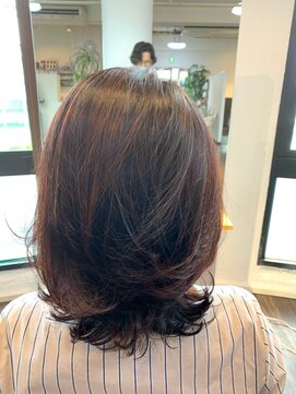 アトリエアルシュ(atelier ARCHE) ヘナ染めしてる髪を明るくするハイライト