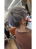 ダブルカラー/波巻き/マッシュパーマ/ツーブロックマッシュ