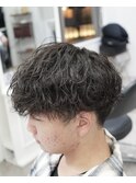 波巻きパーマ×マッシュ〔町田/メンズカット/メンズパーマ〕