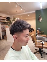 ヨハク(yohak)&nbsp;メンズ×シルバーベージュメッシュ