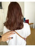 ＊透明感ブラウン ブリーチなしダブルカラー 大阪 天王寺