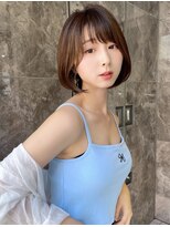 ボンドストーリー(Bond Story)&nbsp;丸みボブ×シフォンベージュ