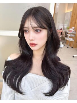 アフロートリノ(AFLOAT Leino) 大人可愛い韓国ヘア レイヤーカット くびれヘア 似合わせ#