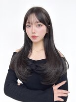 アフロートリノ(AFLOAT Leino) 大人可愛いハイレイヤー 顔まわり 前髪 似合わせ小顔ヘア#