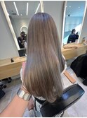 髪質改善＊ロングレイヤーグレーベージュ＊美髪【Zina船橋】