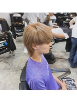 グリード バイ ボルド(GREED BY BORDO)&nbsp;マッシュウルフ×ミルクティーベージュ