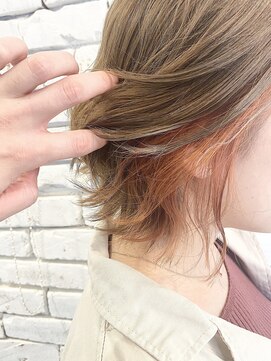 ソウィ(sowi) インナーカラーオレンジ