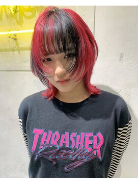 シピ バイ ブレス(shipi. by brace) デザインカラー/ウルフ/レッド/学割U24/ハイトーン