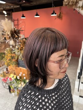 ノア(noa.) #オン眉ウルフ×アンブレラカラー 春ver.