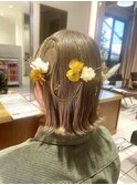 卒業式ヘアセット