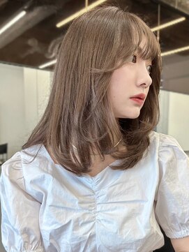 フォンズ(FONS) 【小顔韓国レイヤーカット】ふんわり愛されワンカールミディアム