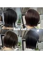 ディセンシー(Dicency)&nbsp;ぷつっとラインが出るボブ♪アイロンで外ハネ♪簡単可愛い^ ^