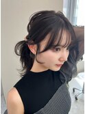 韓国ヘア×レイヤーカット×前髪カット