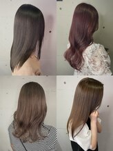 赤味を抑えたり発色をよくするブリーチなしのダブルカラー♪♪