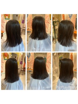 ハロー 三軒茶屋(hair Hello) ミディアム縮毛矯正