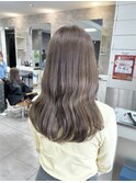 ブリーチ無しダブルカラーで透明感☆