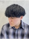 波巻きパーマ/マッシュ/ツーブロック/刈り上げ