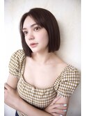 切りっぱなしマッシュショート/酸性ストレート/ 北千住