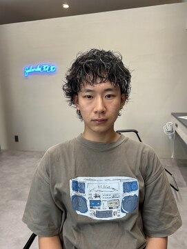 サロンド ココ(Salon de COCO) メンズウルフ　ハイライト　パーマ