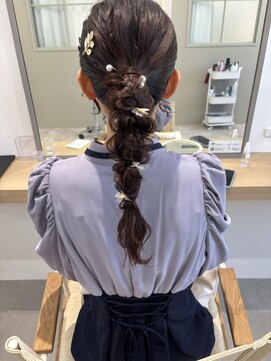 モリオフロムロンドン 大宮店(morio from London) 【大宮】パール×編みおろしポニー