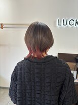 ラック 津田沼(LUCK)&nbsp;ウルフとインナーカラー/ダブルカラーケアブリーチ