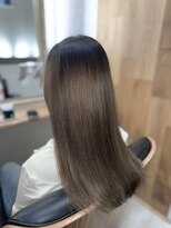 ハサミバイアトリエナガノ 千葉(8sami by atelier nagano) デザインカラー/レイヤーカット/ウエットヘア/オリーブベージュ