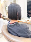 酸性縮毛矯正/美髪/黒髪/ヘンリーボブ/朝楽ボブ【横浜】k