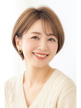 ゲイン(Gain) ショートカット・レイヤーカット×白髪ぼかし