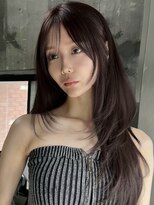 ヨロ 渋谷(YOLO) 韓国ヘアーハッシュカットレイヤーカットハイライトカラー