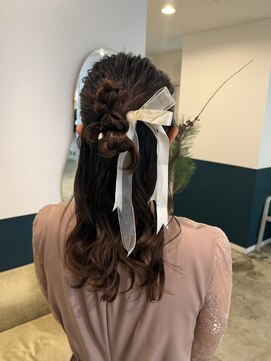 ヘアーブレイス(hair brace) お呼ばれハーフアップ◎川口瑞紀◎