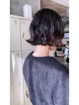 エインアンリー 明治神宮前(AIN.ANLY.) ボブパーマ、ボブニュアンスパーマ、ボブゆるめパーマ