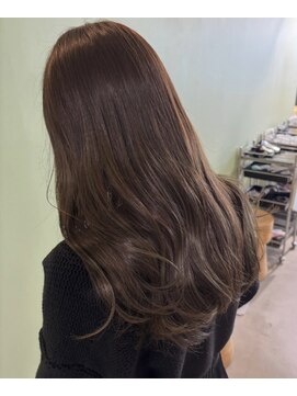 ロンドリゼル 札幌(Lond RiseL) *大人ガーリー アッシュグレーくびれレイヤー