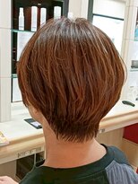 ヘアークリアー 春日部&nbsp;大人可愛い20代30代40代 ショート×オレンジブラウン
