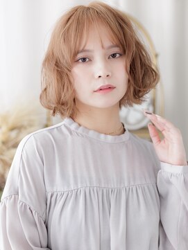 カバーヘア ブリス 大宮西口(COVER HAIR bliss) ハイトーンカラーブリーチなしシャギーカットa大宮20代30代40代