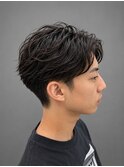 夏映え毛流れニュアンスパーマ