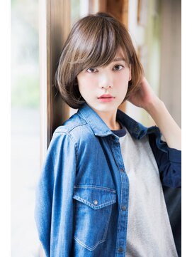 アリエッタ(aRietta) 【aRiettaスタイル】ふんわり丸みショート/くすみカラー/銀座