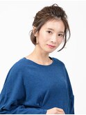大人カジュアルお団子ヘア【EARTH所沢】