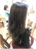 ロングイルミナカラーアッシュ【ヘアアレンジ　立川/立川南/袴】